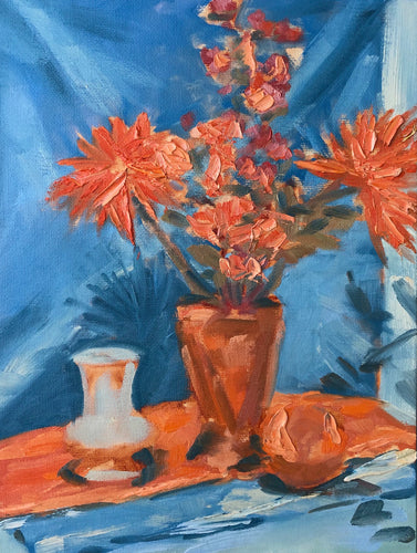 Orange Flower Study, 9