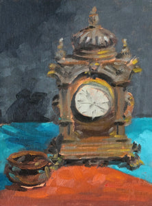 Ornate Clock, 9"x12"