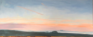 Pacific Coast Sunset, 16"x 40"